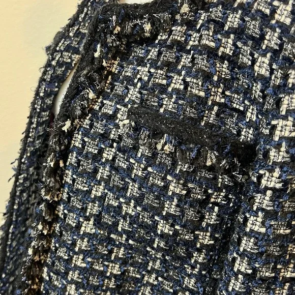 J. Crew Lady jacket in metallic houndstooth Preppy Teacher Office Professional 4
